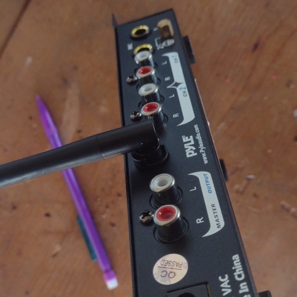 Pyle PMX7BU AudioDJ MP3 Mixer with Power Adapter NWT - Picture 4 of 6